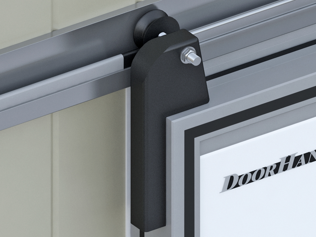 Откатная система для дверей массой до 200 кг.